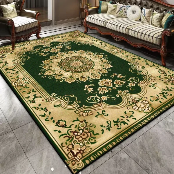 Gorgeous European Carpet Living Room Large Area Retro Decoration Sofa Area Rugs for Bedroom Cloakroom Non-slip Floor Mats Ковер