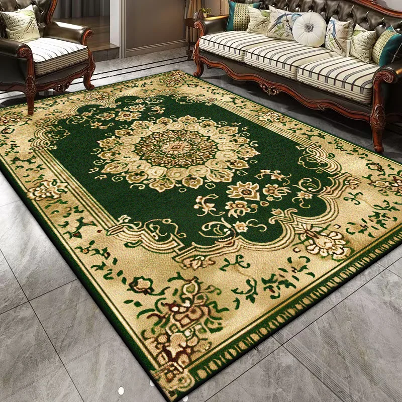 Gorgeous European Carpet Living Room Large Area Retro Decoration Sofa Area Rugs for Bedroom Cloakroom Non-slip Floor Mats Ковер